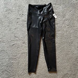 NWT Black Shiny Leggings